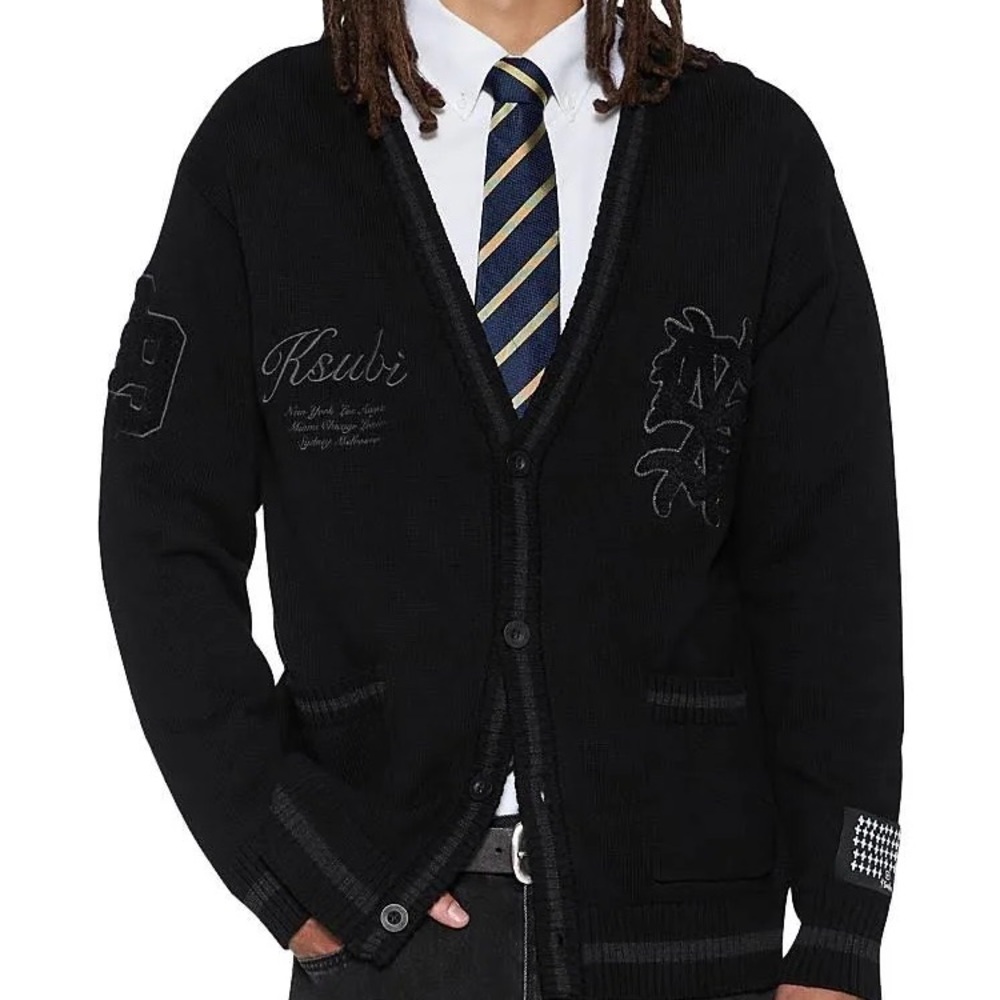 Ksubi Black Playoff Cardigan